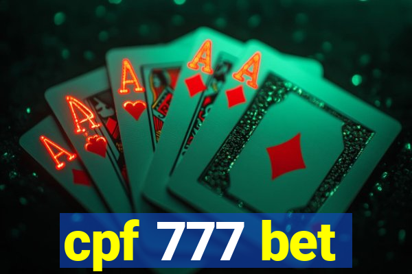 cpf 777 bet